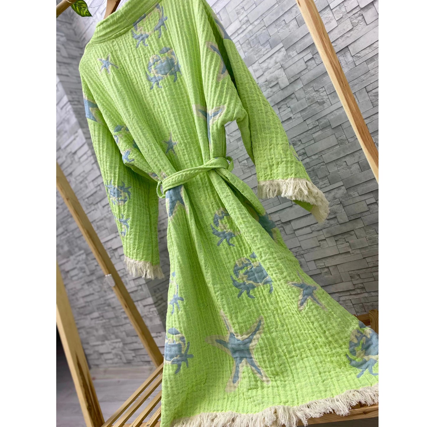 Turkish Towel Kimono Kaftan Bathrobe